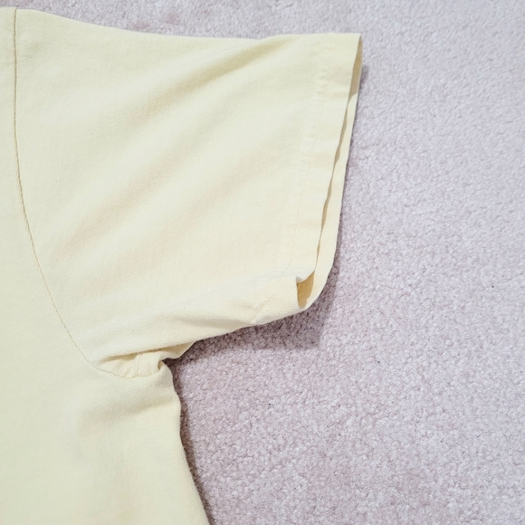 **BEER CAN NOT BEER CAN'T** t-shirt 100% Cotton Yellow Unisex Size Medium Cute - Picture 5 of 10